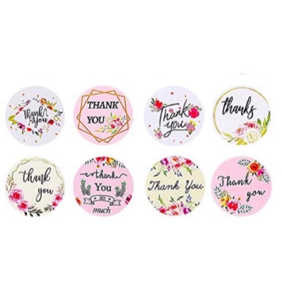 NEW Variety Sticker Set ~ 350 Pcs Poshmark Package "Thank you!" Gift Wrap Supply - Picture 10 of 16